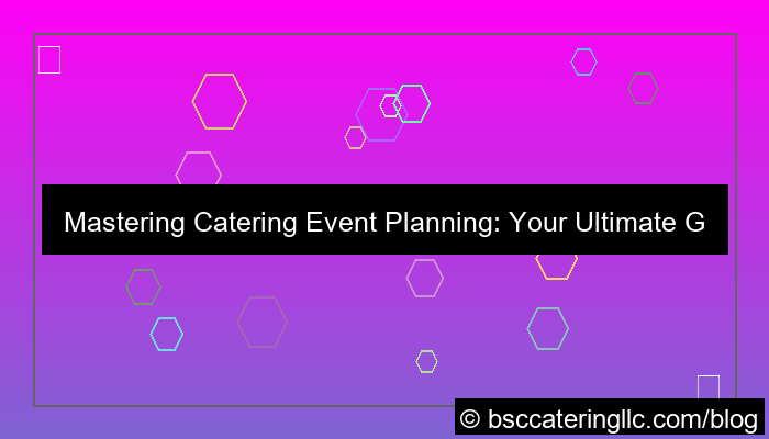 catering event planning