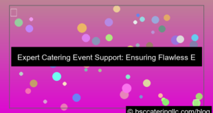 catering event support