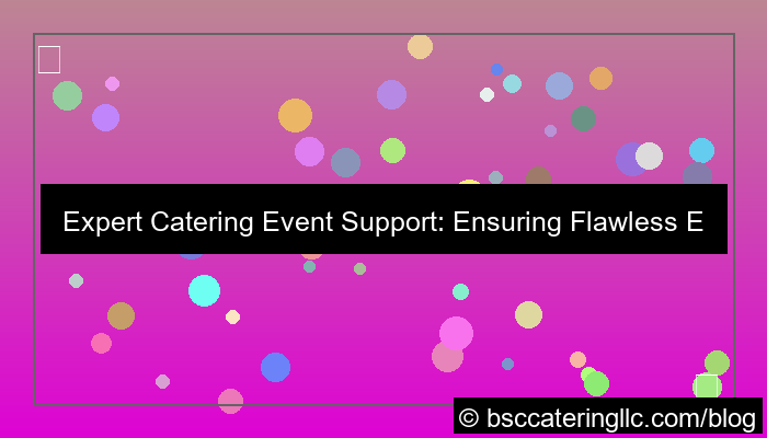 catering event support