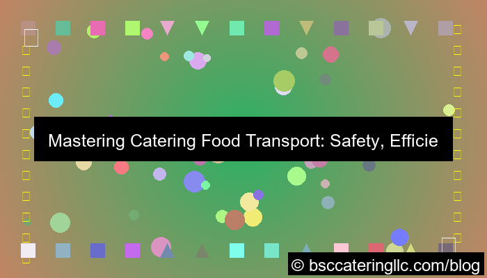 catering food transport