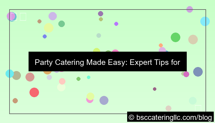 ilustrasi catering for parties