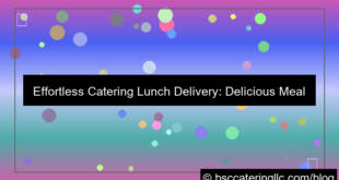 visual catering lunch delivery