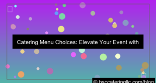 catering menu choices