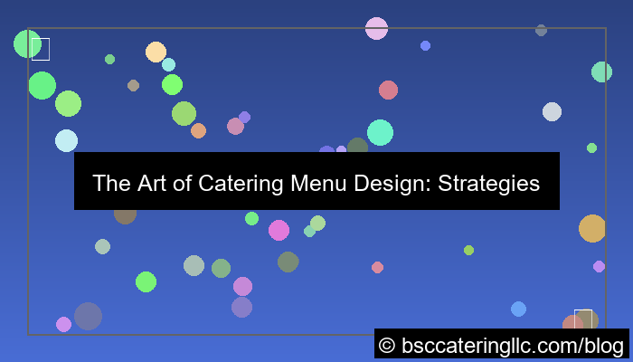 catering menu design