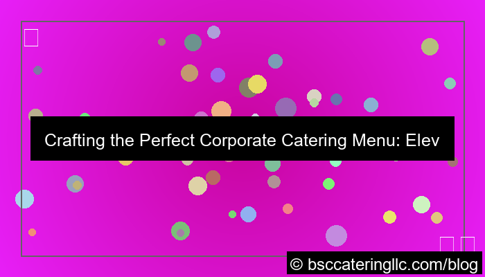 ilustrasi corporate catering menu