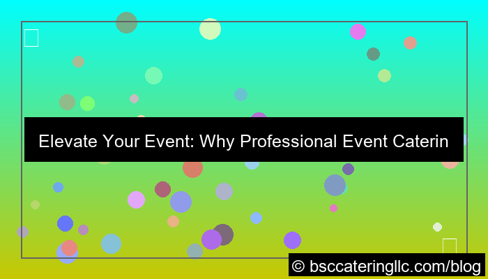 event catering service