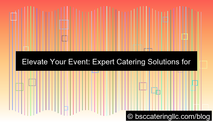 event catering solutions
