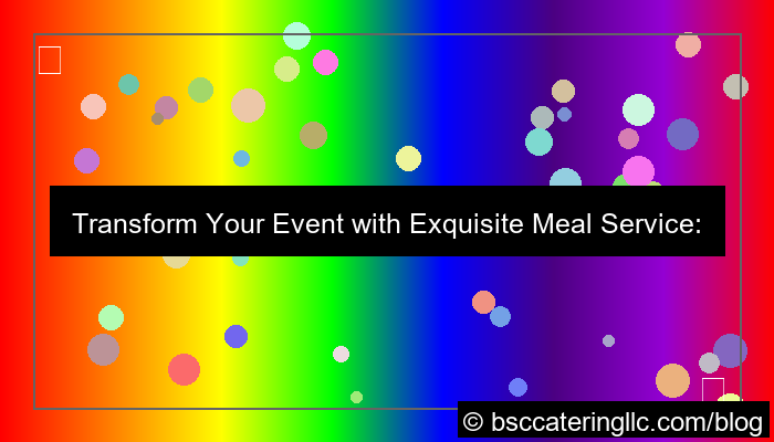 event meal service