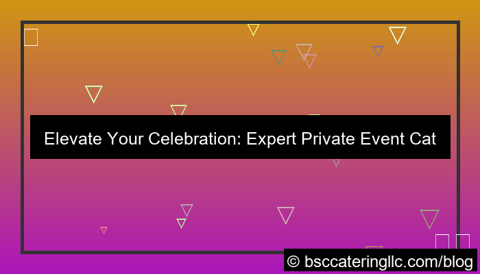 private event catering