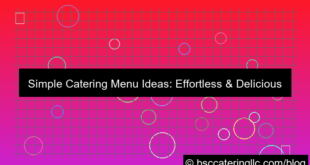 gambar simple catering menu