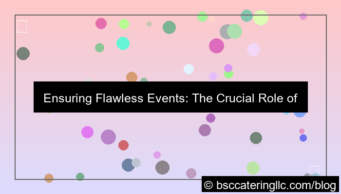 visual catering delivery reliability