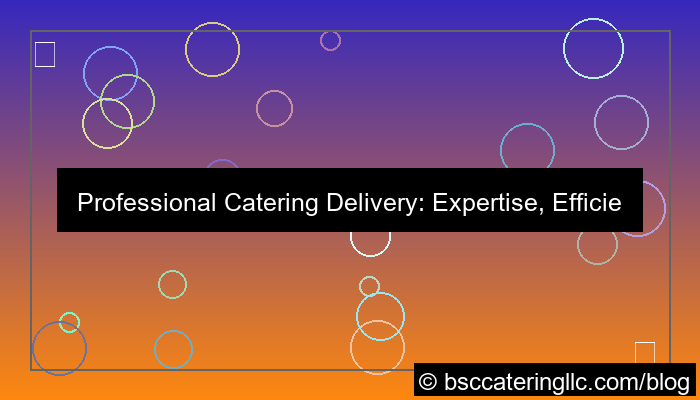 ilustrasi catering delivery service professionals