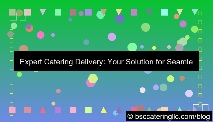 catering delivery service provider