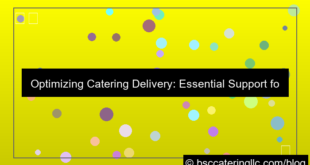 visual catering delivery support