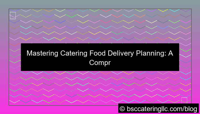 gambar catering food delivery planning