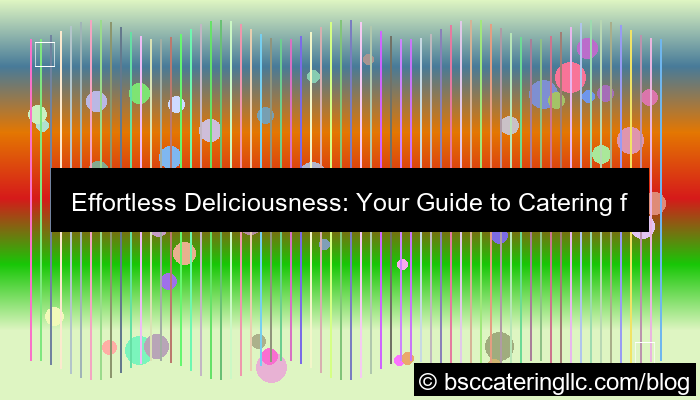 catering for casual events