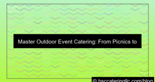 visual catering for outdoor events