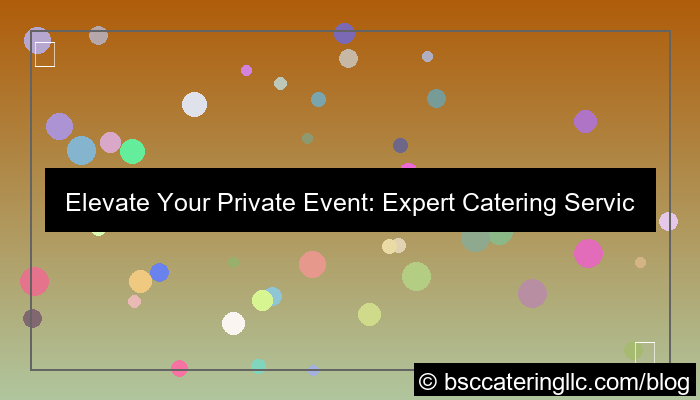 catering for private events