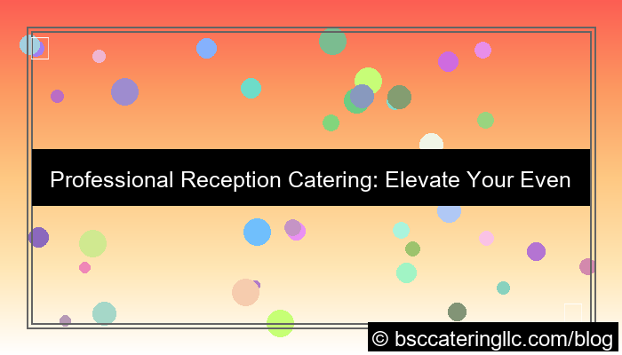 desain catering for receptions