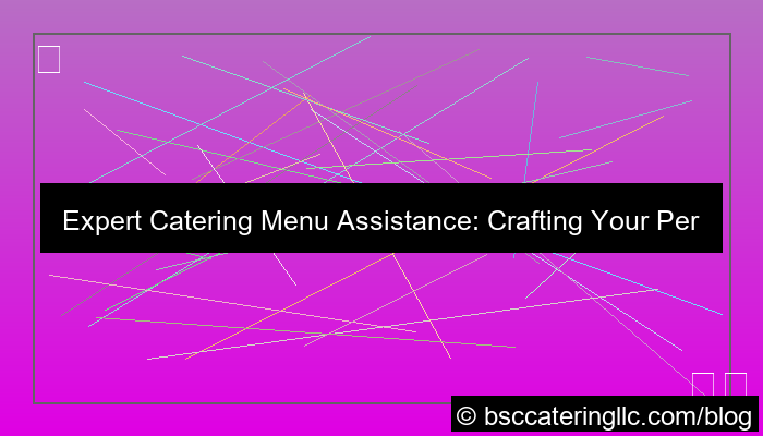 desain catering menu assistance