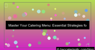 catering menu management