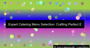 catering menu selection service