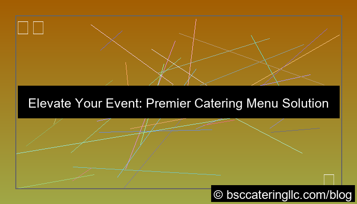 visual catering menu solutions company
