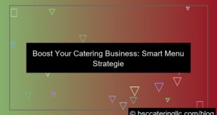 grafik catering menu strategy