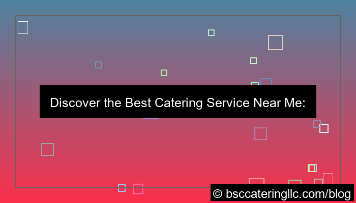 catering service near me