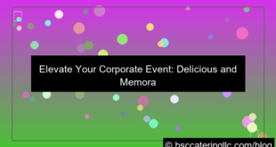 desain corporate event meals