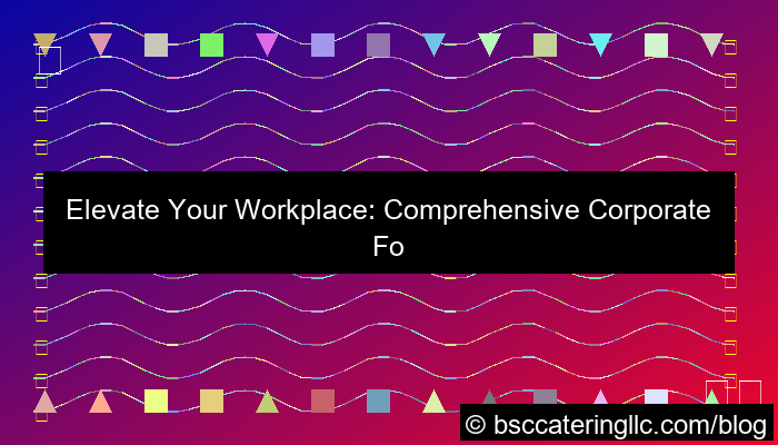 corporate food solutions