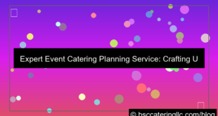 event catering planning service
