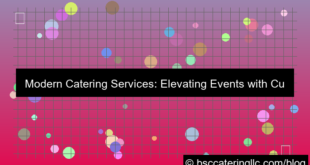 ilustrasi modern catering service