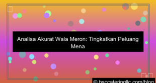 analisa akurat wala meron