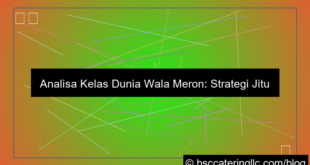 analisa kelas dunia wala meron