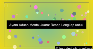 ayam aduan mental juara