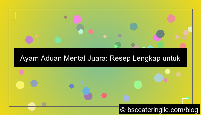 ayam aduan mental juara