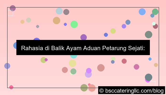 ayam aduan petarung sejati