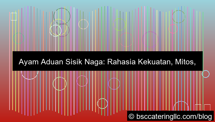 visual ayam aduan sisik naga