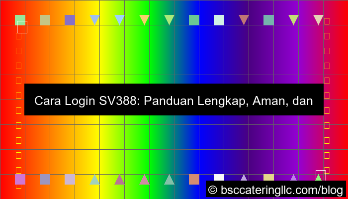 cara login sv388