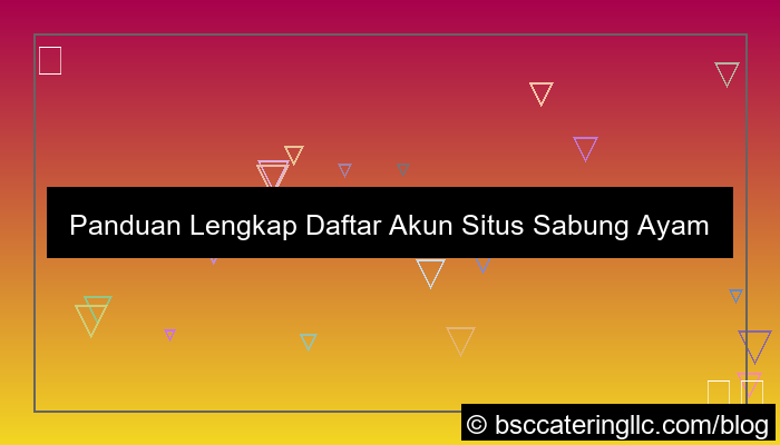 daftar akun situs sabung ayam