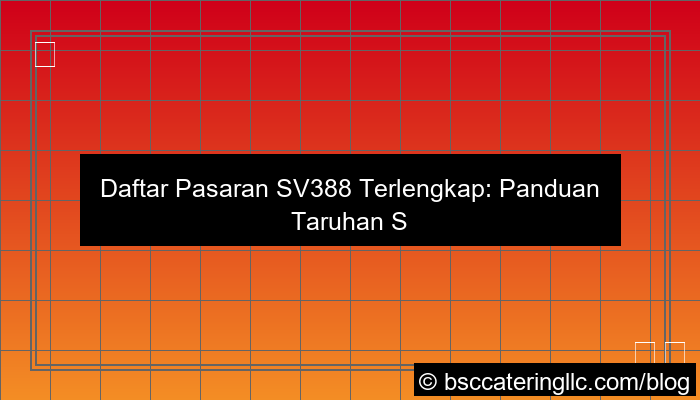 gambar daftar pasaran sv388