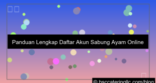 desain daftar sabung ayam online