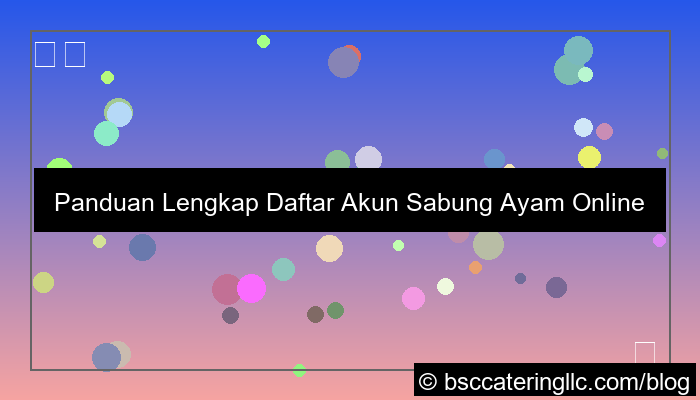 desain daftar sabung ayam online