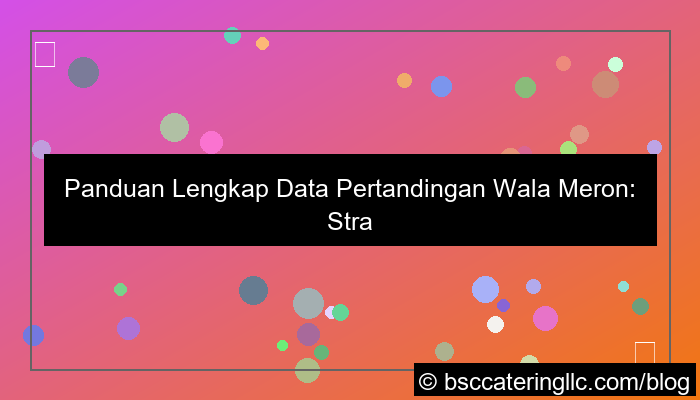 grafik data pertandingan wala meron