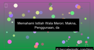 istilah wala meron