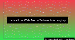 jadwal live wala meron