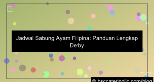visual jadwal sabung ayam filipina