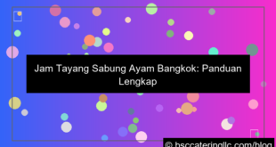 jam tayang sabung ayam bangkok