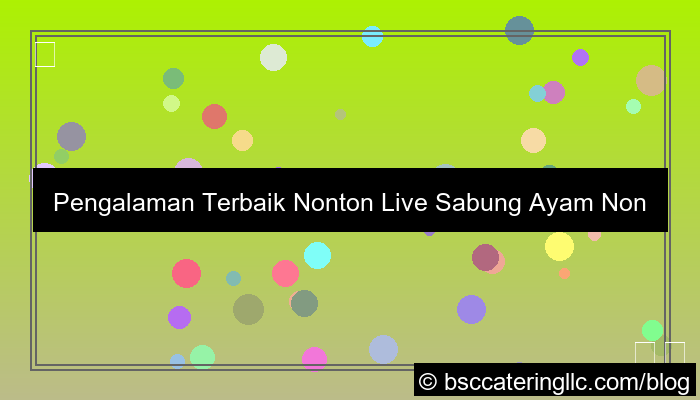 live sabung ayam non stop